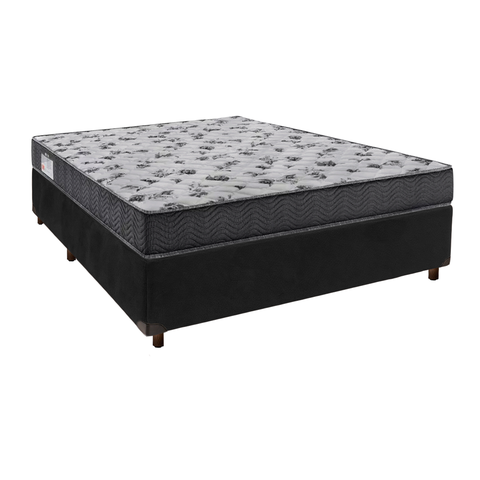 Cama Box + Colchão Casal D33 Iso100 Ortobom