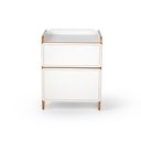 Ver imagem 7 de Mesa de Cabeceira 2 Gavetas 45cm Cindy - Branco