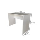 Ver imagem 5 de Escrivaninha Mesa Escritório com Armário Baixo e Aéreo com Chave X Modular 200cm Branco