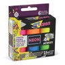 Tinta para Tecido Neon - 6 Potes de 15ml Acrilex - 040060000 - 2