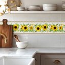 Ver imagem 1 de Faixa Decorativa Adesiva (autocolante) - Girassóis 1