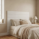 Ver imagem 7 de Cabeceira Cama King Lambri Painel MDF Dupla Face 198x60cm:Branco