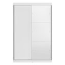 Ver imagem 2 de Guarda-Roupa Solteiro 2 Portas de Correr 2 Gavetas e Espelho Peônia Yescasa