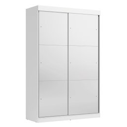 Guarda-Roupa Solteiro 2 Portas de Correr 2 Gavetas e 6 Espelhos Peônia Yescasa - 6 Guarda-Roupa Solteiro 2 Portas de Correr 2 Gavetas e 6 Espelhos Peônia Yescasa - 6