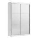 Ver imagem 6 de Guarda-Roupa Solteiro 2 Portas de Correr 2 Gavetas e 6 Espelhos Peônia Yescasa