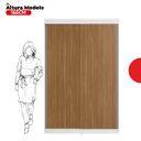 Ver imagem 6 de Guarda-Roupa Solteiro 2 Portas de Correr 2 Gavetas Peônia Yescasa