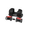 Halter Ajustável Dumbbell Regulável Musculação até 24kg - 4