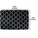 Ver imagem 4 de Tapete para Sala Prizi De Luxo Geométrico - Preto/Branco- 15