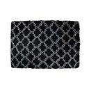 Ver imagem 1 de Tapete para Sala Prizi De Luxo Geométrico - Preto/Branco- 15