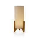 Ver imagem 2 de Luminária Abajur de Chão Vitória Linho Palha