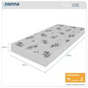 Ver imagem 2 de Colchão Solteiro King Castelar Branco Espuma D33 Bordado 96x203x20cm