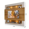 Painel Home com LED Suspenso para TV até 75 Polegadas Milão Carvalho/Off White - 4