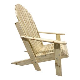 Cadeira Pavão Adirondack Madeira Maciça de Reflorestamento - 7