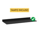 Ver imagem 4 de Balcão Armário Cooktop 80 Cm 2 Portas com Tampo Ellen Preto