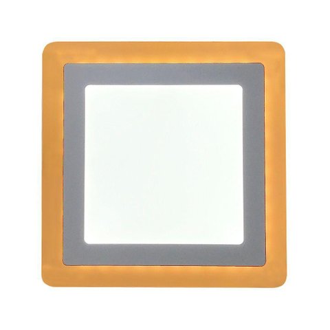 Painel de Led Taschibra Quadrado de Embutir 18+6w Dual Color Bivolt