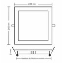 Ver imagem 5 de Painel de Led Taschibra Quadrado de Embutir 18+6w Dual Color Bivolt