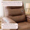 Ver imagem 6 de Poltrona de Amamentação Retrátil e Reclinável para Quarto de Bebê Pés Madeira Maciça Soninho