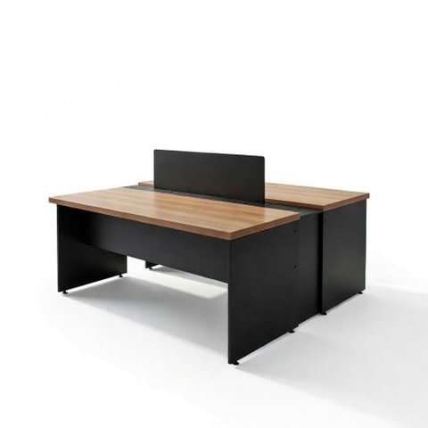 Plataforma 2 Lugares Castanho Tannat/Preto 1500x1500x720 C Caixa /4 Tomadas