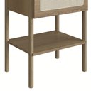 Ver imagem 2 de Mesa de Cabeceira com 1 Gavetas Pés Madeira Arlo A10 Hanover - Mpozenato
