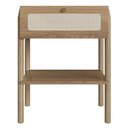 Ver imagem 5 de Mesa de Cabeceira com 1 Gavetas Pés Madeira Arlo A10 Hanover - Mpozenato