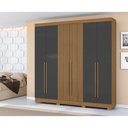 Ver imagem 1 de Guarda-roupa Aramóveis 6 Portas 2 Gavetas
