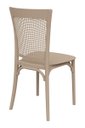 Ver imagem 1 de Kit 4 Cadeiras de Jantar com Estilo Palhinha em Plástico