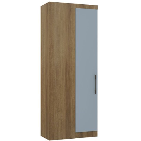 Guarda Roupa de Canto Reto Modulado 90cm 1 Porta Paris Luciane Móveis