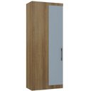 Ver imagem 1 de Guarda Roupa de Canto Reto Modulado 90cm 1 Porta Paris Luciane Móveis