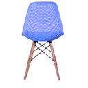 Ver imagem 5 de Kit 6 Cadeiras Charles Eames Eifell Furadinha Cor:Azul Bebe