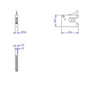 Ver imagem 3 de Kit 12 Fecho Portão Polido para Serralheiro Ref. 1118 - Loth