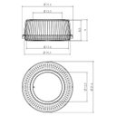 Ver imagem 3 de Embalagem para Bolo e Tortas G32m Preta Transparente 100un 750g Galvanotek