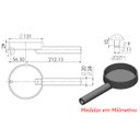 Ver imagem 2 de Queimador Palmatoria Médio Completo de Alta Pressão 13cm