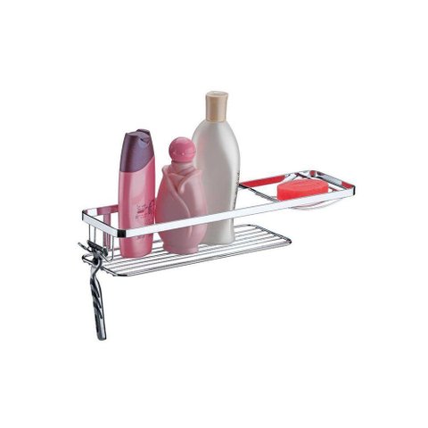 Porta Shampoo Sabonete Prateleira Banheiro Future 1107