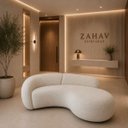 Ver imagem 2 de Sofá Zah 210 cm 3 Lugares Luxo Orgânico Curvo Bouclé Premium:Bouclé Off White