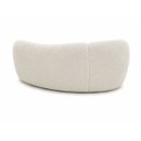 Ver imagem 6 de Sofá Zah 210 cm 3 Lugares Luxo Orgânico Curvo Bouclé Premium:Bouclé Off White
