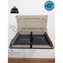 Ver imagem 2 de Fraldário H Trocador Parede Retrátil Amadeirado Preto