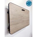 Ver imagem 5 de Fraldário H Trocador Parede Retrátil Amadeirado Preto