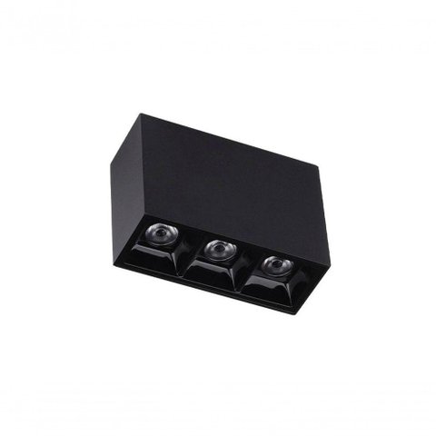 Luminária de Teto Spot Preto Led Taschibra Luz Pontual Arch Sobrepor 6w 24° 2700k