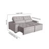 Sofá Áustria 2 Lugares 1,60cm -de Casa Décor e Estofados. - 2