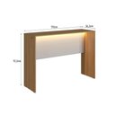 Ver imagem 3 de Mesa Bancada Gourmet Americana Rolls 115cm com Iluminação LED Mel Arenas - Prodecor Móveis