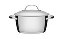 Ver imagem 1 de Caçarola Funda Tramontina Allegra em Aço Inox com Fundo Triplo 24 Cm 5,7 L Tramontina