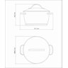 Caçarola Funda Tramontina Allegra em Aço Inox com Fundo Triplo 24 Cm 5,7 L Tramontina - 9