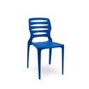 Ver imagem 1 de Cadeira Ville Azul Bic Empilhável em Polipropileno Plaxmetal