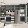 Cozinha Modulada 10 Peças 7 Aéreos 1 Balcão 1 Torre 1 Cristaleira Nara CabeCasa MadeiraMadeira - 6