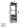 Cozinha Modulada 10 Peças 7 Aéreos 1 Balcão 1 Torre 1 Cristaleira Nara CabeCasa MadeiraMadeira - 18