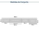 Ver imagem 6 de Cozinha Planejada 10 Peças 7 Aéreos 1 Balcão 1 Torre 1 Cristaleira Nara CabeCasa MadeiraOriginals Ci