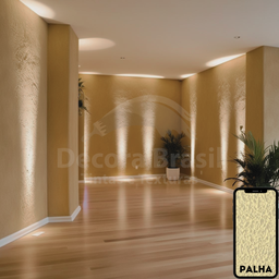 Textura Rústica Revestimento de Parede Decora Brasil - 14l - Quartzo Palha - 8
