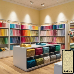 Textura Rústica Revestimento de Parede Decora Brasil - 14l - Quartzo Palha - 6