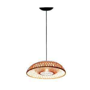 Pendente Tulum Fibra de Bambu 45cm