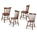 Ver mais imagens de Conjunto Liso Clássico Colonial Redondo Mesa 4 Cadeiras